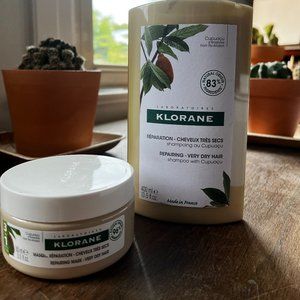 Klorane Repairing Shampoo and Hair Mask